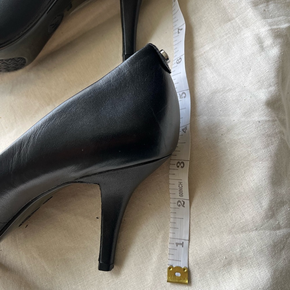 MICHAEL by Michael Kors Black Leather Heels - Picture 15 of 16